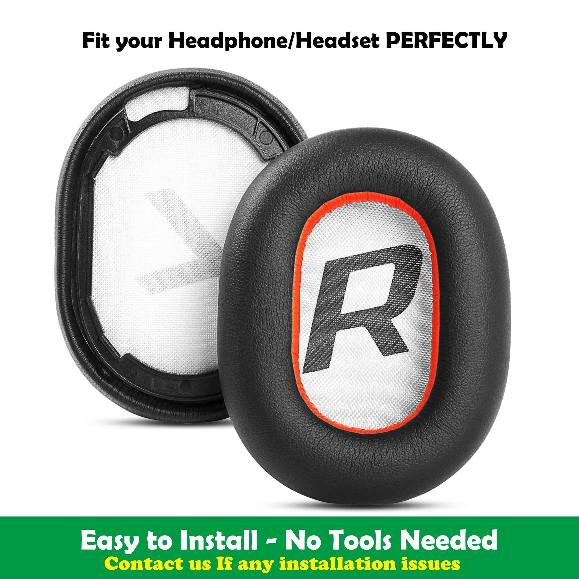 ACCOUTA Professional Replacement Earpads Cushions Compatible with Plantronics Voyager 8200 UC/Backbeat Pro2 Stereo Bluetooth Headphones Ear Pads with Softer Protein Leather/Memory Foam