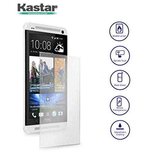Kastar Kastar HTC one M7 Screen Protector (2-PACK), Premium Tempered Crystal Clear Glass Screen Protector for HTC One M7 801E/S AT&T, T-Mobile, Sprint, Verizon Smartphone