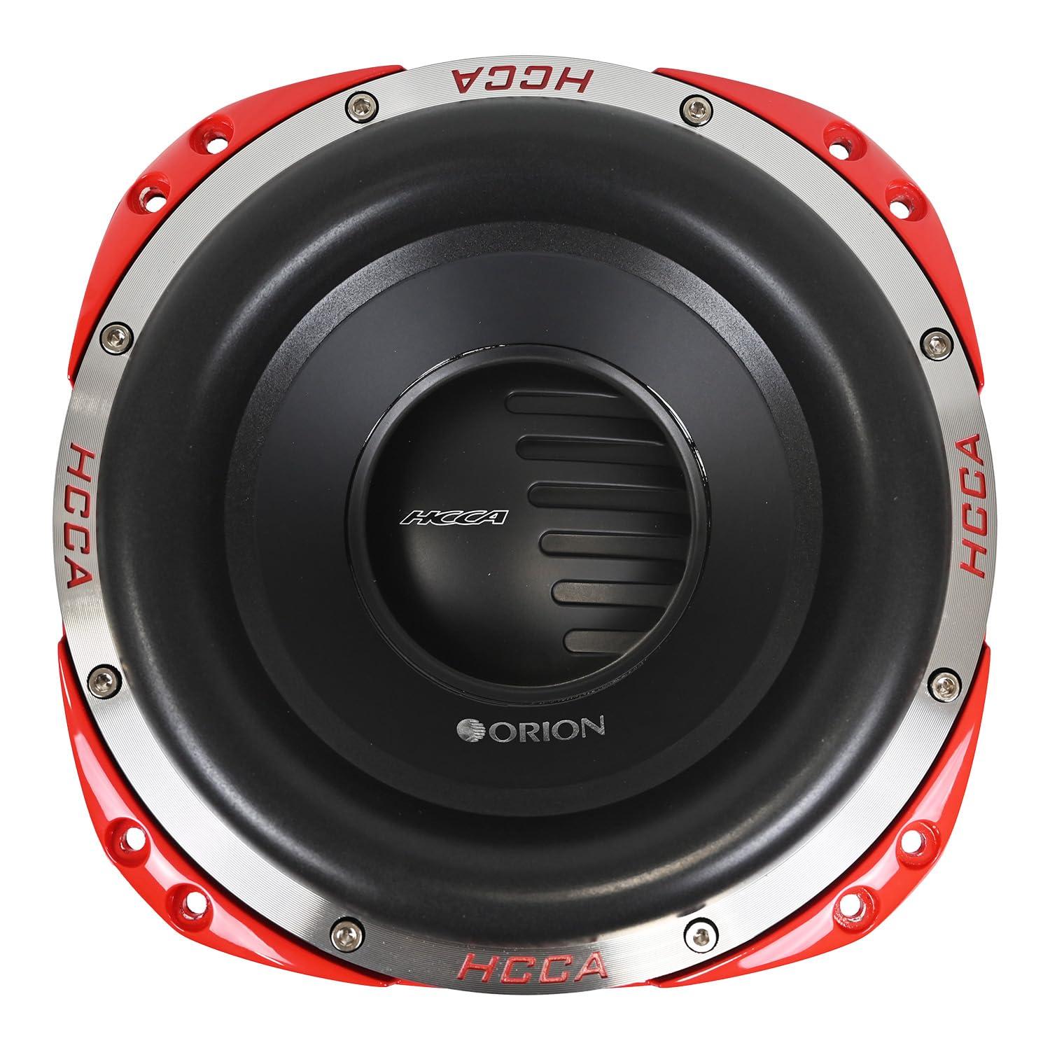 ORION ORION HCCA Series HCCA104 High Performance 10" Competition Grade Car Subwoofer, 8000W Max Power, 2000W RMS, Dual 4 ohms, 3 Voice Coil - Powerful Black Coil Subwoofer for Cars, Trucks, Jeeps