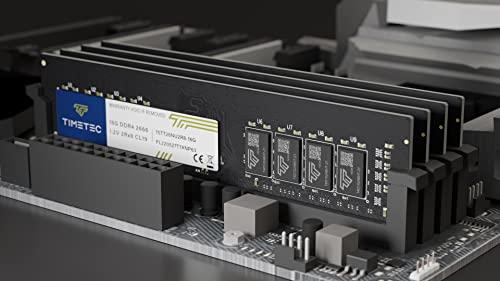 Timetec Timetec 16GB DDR4 2666MHz PC4-21300 Non-ECC Unbuffered 1.2V CL19 2Rx8 Dual Rank 288 Pin UDIMM Desktop Memory RAM Module Upgrade (16GB)