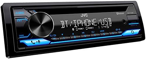JVC JVC KD-T710BT - CD Car Stereo, Single Din, Bluetooth Audio and Hands Free Calling w External Microphone, CD, MP3, USB, AUX Input AM/FM Radio, High Power Amp, Amazon Alexa Voice Control