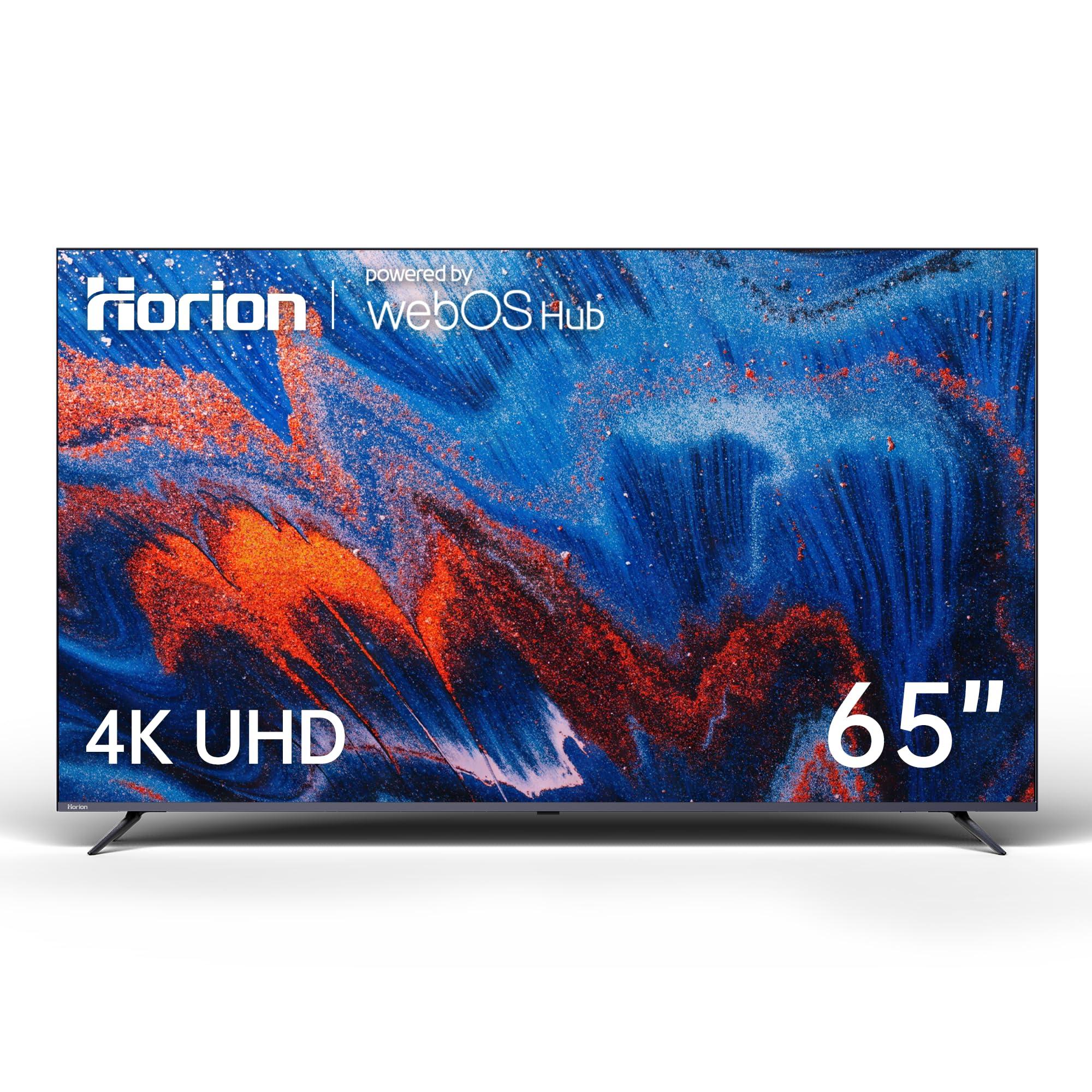 Horion Horion 65-inch Smart TV (65P6D,2025) - 4K UHD LED TV P6D Series with WebOS 22, Ultra Slim Television with Mega Contrast, HDR10, MEMC, Dolby Atmos - Streaming Live TV, Bluetooth, Hdmi, WiFi