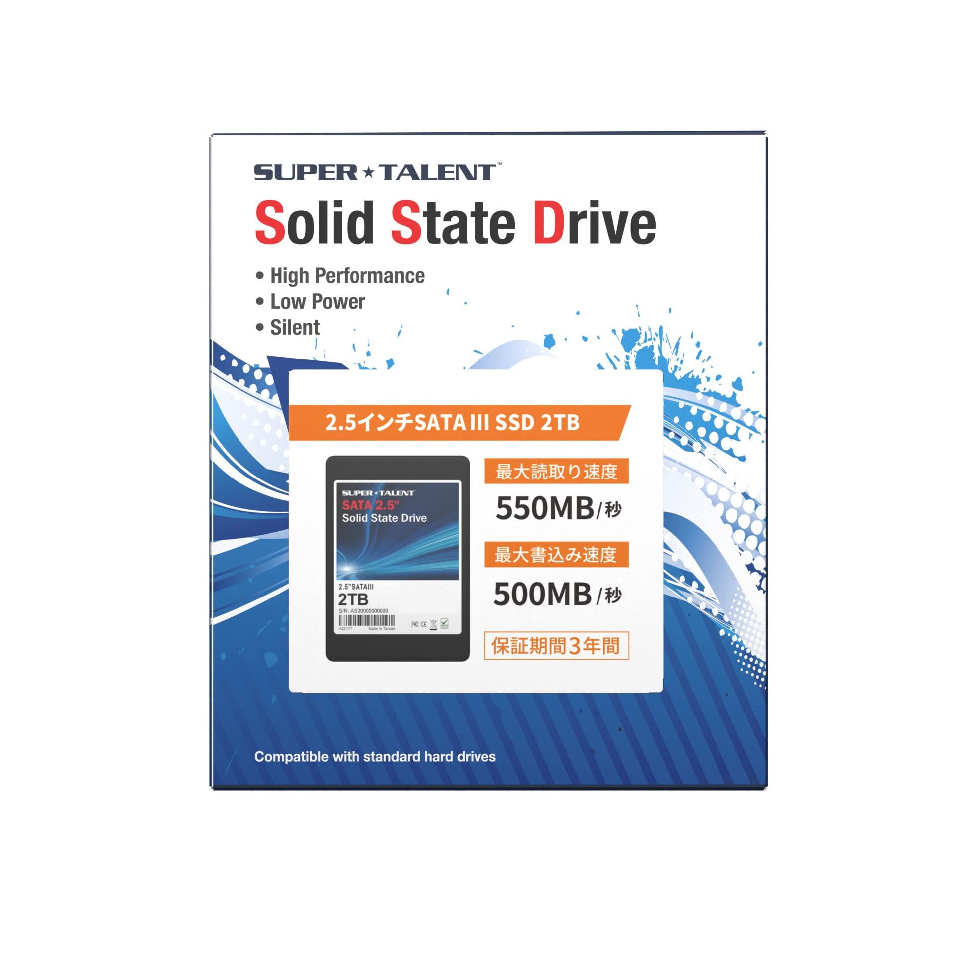Super Talent Super Talent TeraNova 2TB 2.5 inch SATA3 Solid State Drive (3D TLC)