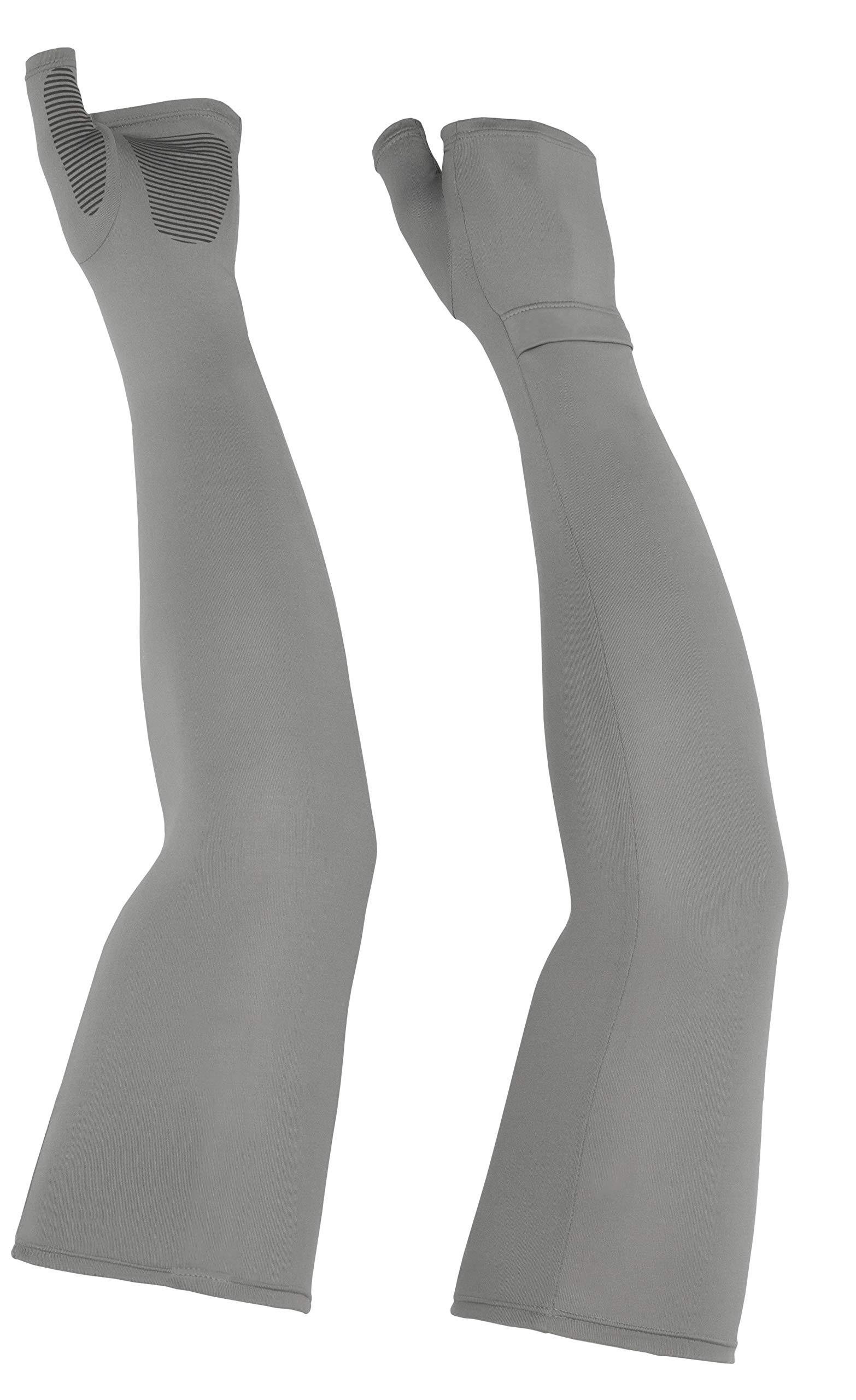 Sunday Afternoons Sunday Afternoons Unisex-Adult Uvshield Cool Sleeves with Hand Cover, Quarry, Large/X-Large