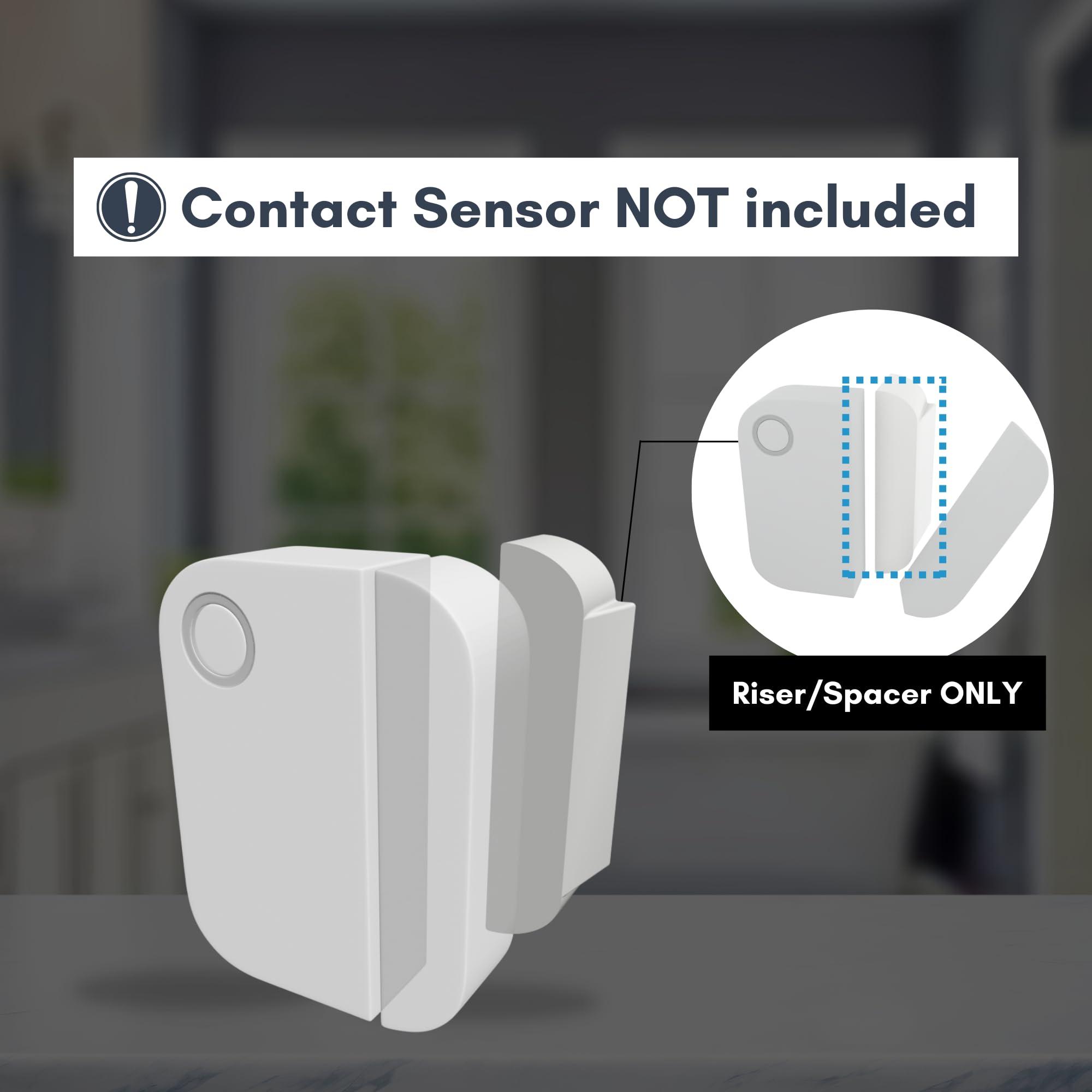 Security Sensor Spacers 2 Pack Sensor Riser for Ring Alarm Contact Sensor Entry Alarm System Self-Adhesive DIY Window & Door Security System Accessories (1-inch)