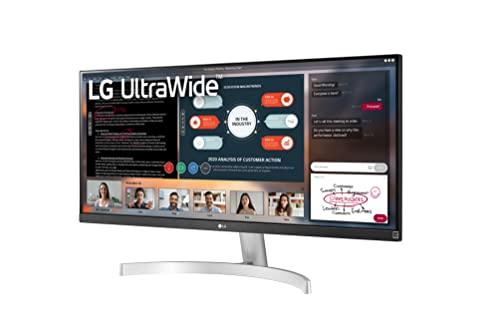 LG LG UltraWide WFHD 29-Inch FHD 1080p Computer Monitor 29WN600-W, IPS with HDR 10 Compatibility, Silver