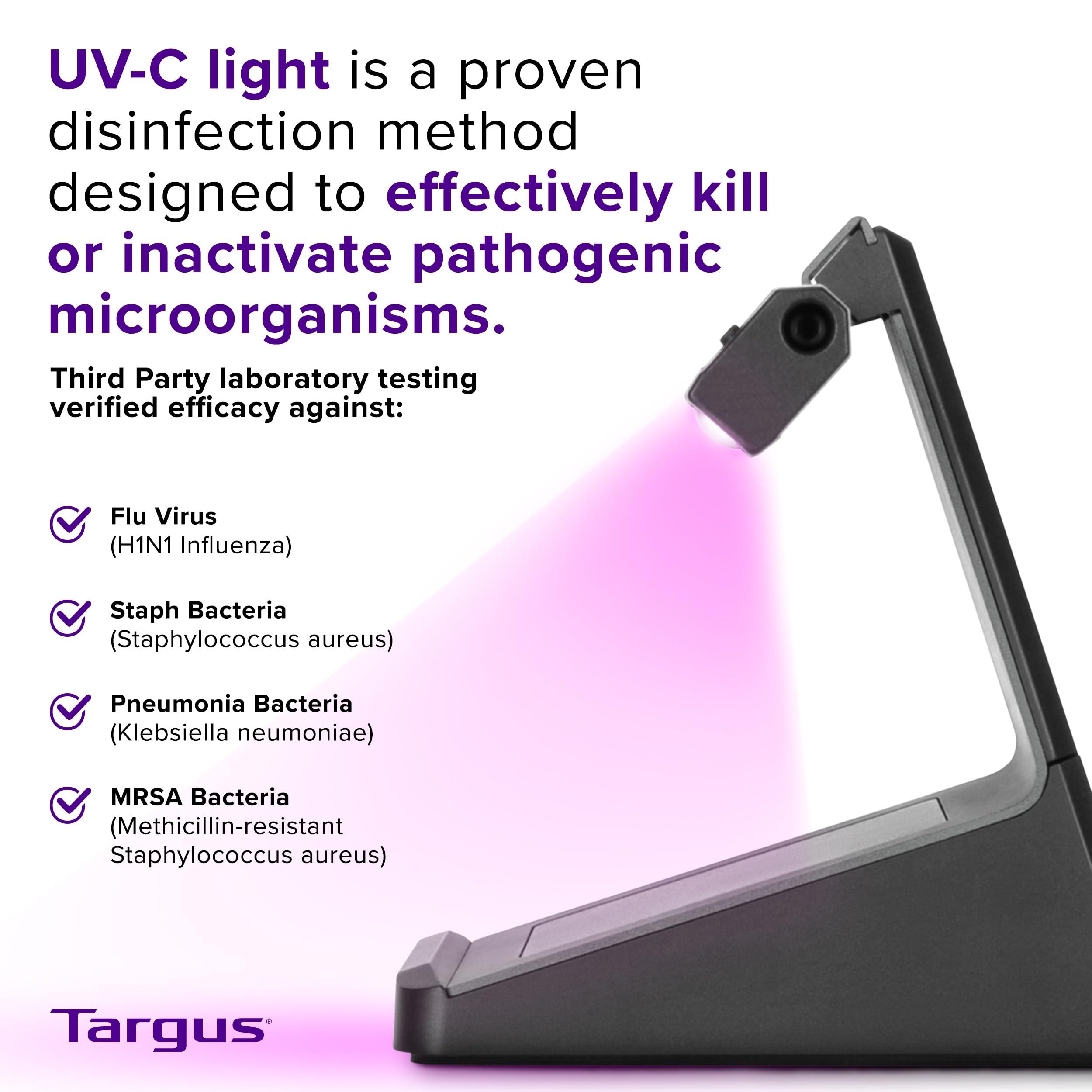 Targus Targus UV-C LED Disinfection Light - Automatically Disinfect High-Touch Surfaces and Devices (AWV339TT)