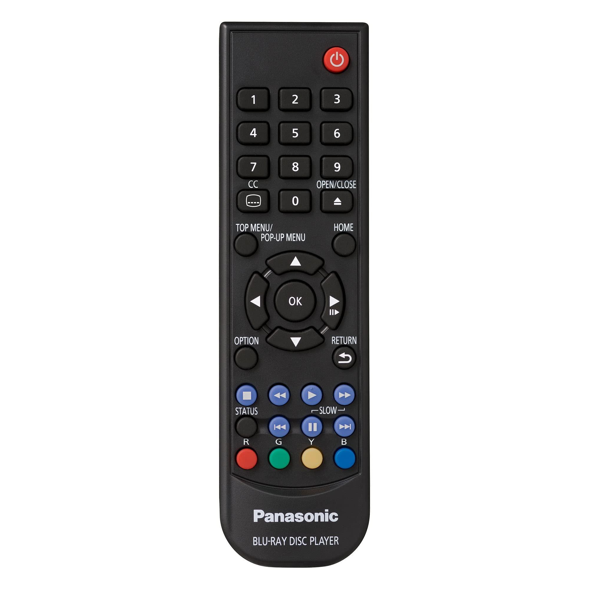 Panasonic Panasonic Blu Ray DVD Player with Full HD Picture Quality and Hi-Res Dolby Digital Sound, DMP-BD84P-K, Black