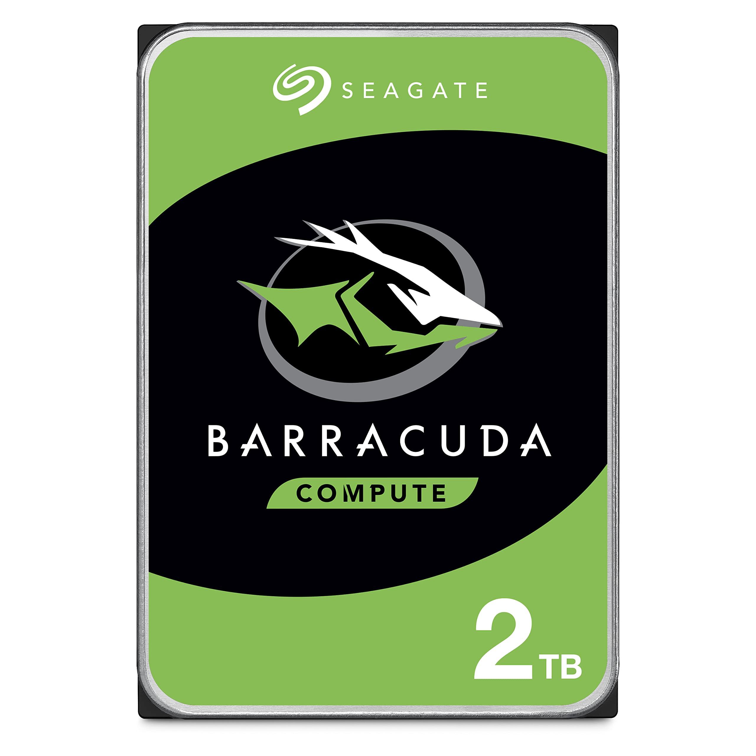 Seagate Seagate BarraCuda 2TB Internal Hard Drive HDD 3.5 Inch SATA 6Gb/s 7200 RPM 256MB Cache Frustration Free Packaging (ST2000DM008/ST2000DMZ08)