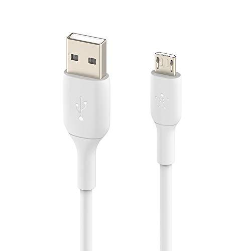 Belkin Belkin CAB005bt1MWH 3.3-Foot BOOSTCHARGE USB-A to Micro-B (White)