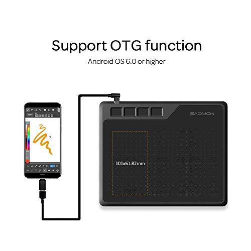 GAOMON GAOMON S620 Pen Tablet & AP32 Pen- Graphics Drawing Tablet for Digital Drawing/ 2D 3D Animation/Annotating Signing/Online Tutoring