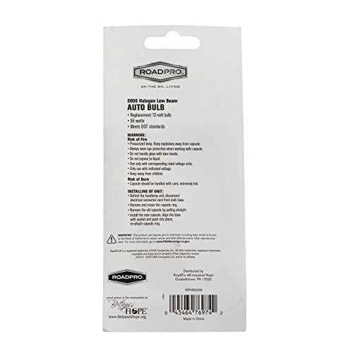 RoadPro RoadPro RPHB9006 Low Beam #9006 Halogen Auto Bulb