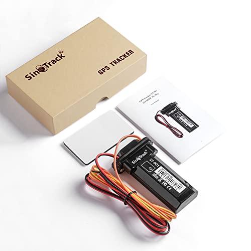 SinoTrack SINOTRACK ST-901L 4G GPS Tracker for Vehicles, Car Locator Mini Real-Time Location Tracking Device, Waterproof Car Motorcycle GPS Tracker Device for Car Truck Taxi with No Monthly fee System