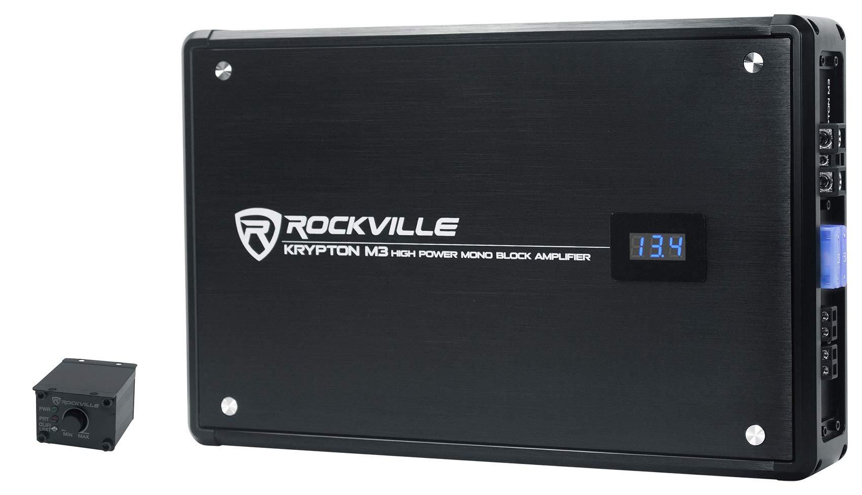 Rockville Rockville 2 K5 W15K5S2 15" 2000w Subwoofers+Vented Sub Box+Mono Amplifier+Wires