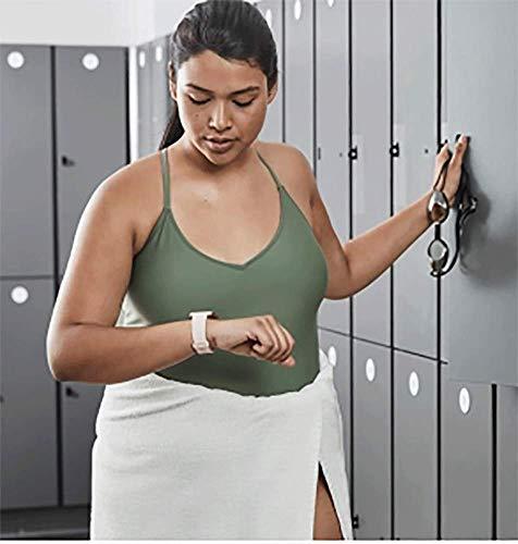 Yuuol Replacement Bands Compatible with Fitbit Versa/Versa 2 / Versa Lite, Silicone Adjustable Classic Accessory Wristband Fitness Straps for Women Men Small and Large