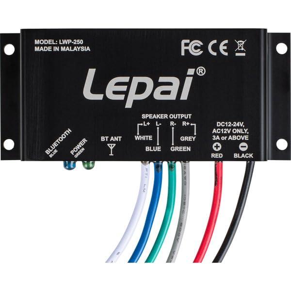 Lepai Lepai LWP-250 2 x 50W Outdoor/Marine Bluetooth 5.0 Mini Amplifier with Mounting Flanges