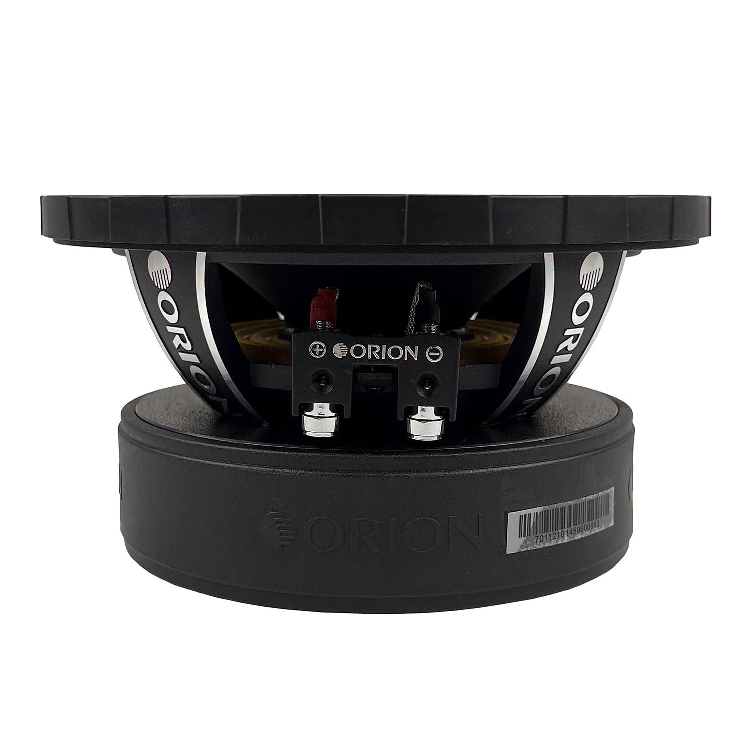 ORION ORION XTRPRO XPM654MBF High Performance 6.5 Mid-Bass Bullet Loudspeakers, 1600W Max Power, 400W RMS, 4 Ohm, 2 Voice Coil - Pro Car Audio Stereo, Midrange Speakers (Pair)