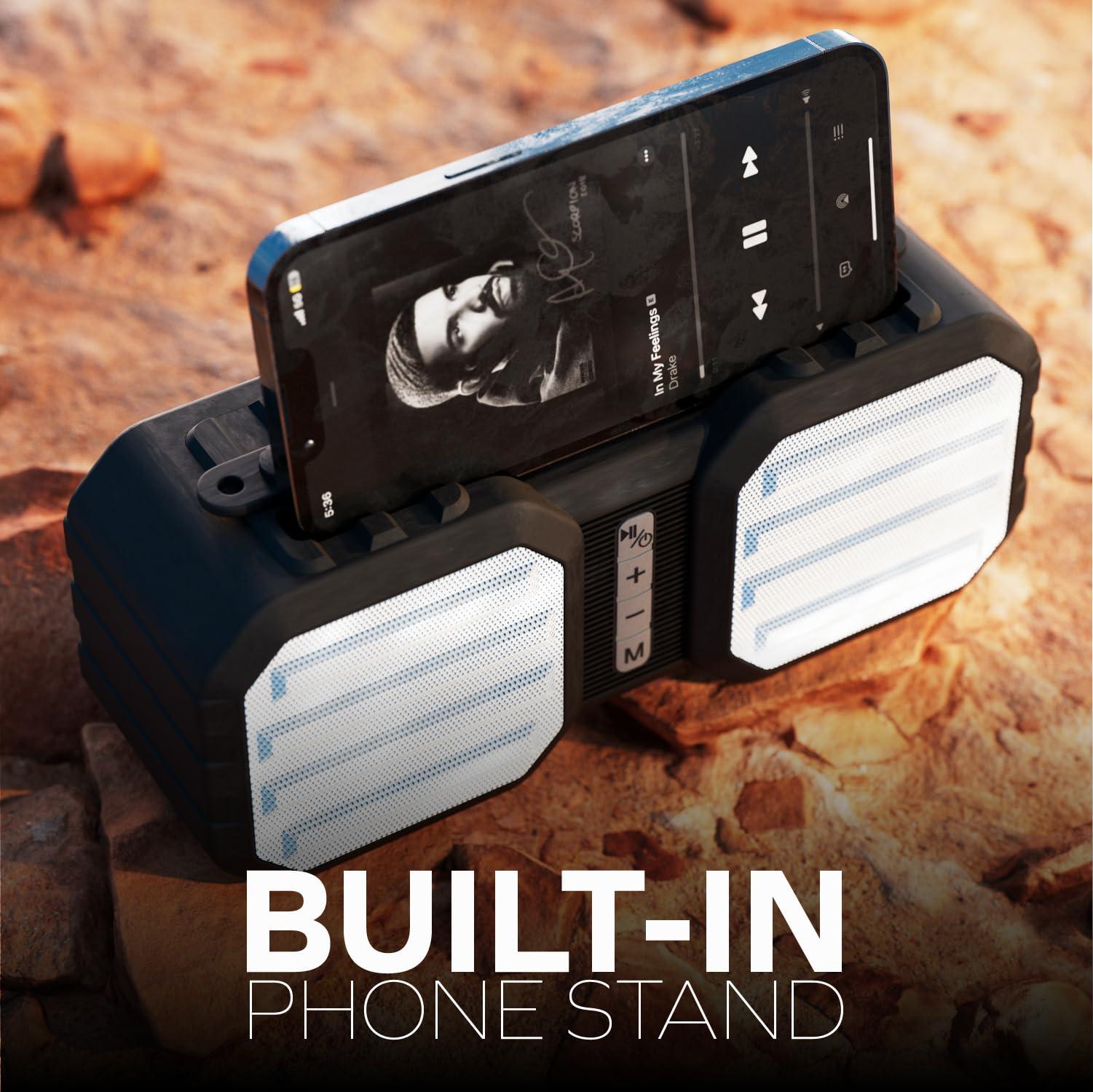 Coby Coby Ranger Wireless Bluetooth Speaker, 20-HR Battery, IPX7 Waterproof Blue Tooth Speakers, Drop Proof, Stereo Sound, Aux & USB Port, TF Card Slot, Portable Speaker Bluetooth 5.3