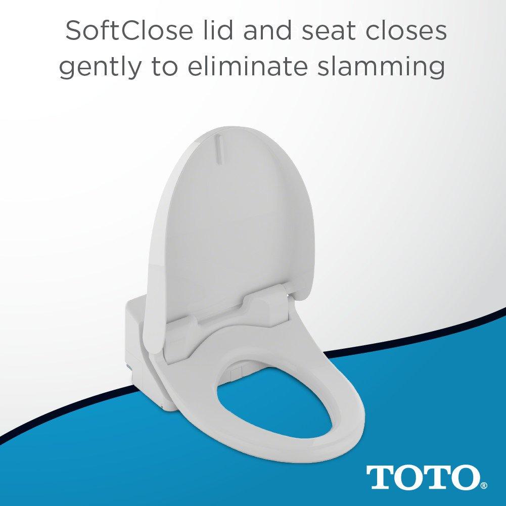 TOTO TOTO SW2024#01 A200 WASHLET Electronic Bidet Tolet Seat with SoftClose Lid, Elongated, Cotton White