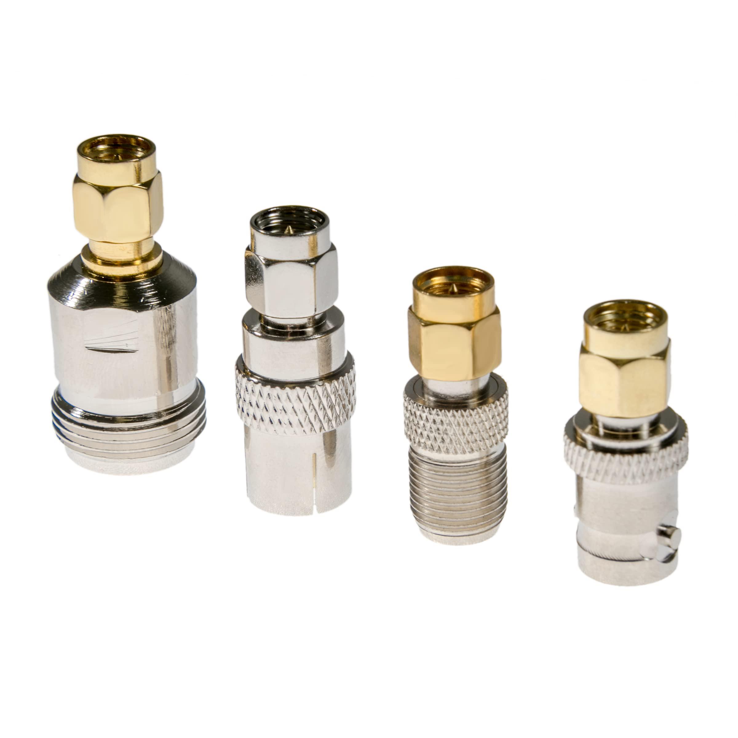 NooElec NooElec HackRF Complete Bundle - Genuine HackRF One Software Defined Radio (SDR) with 0.5PPM TCXO in a Custom Black Aluminum Enclosure. ANT500, USB Cable & SMA Adapter Bundle Included