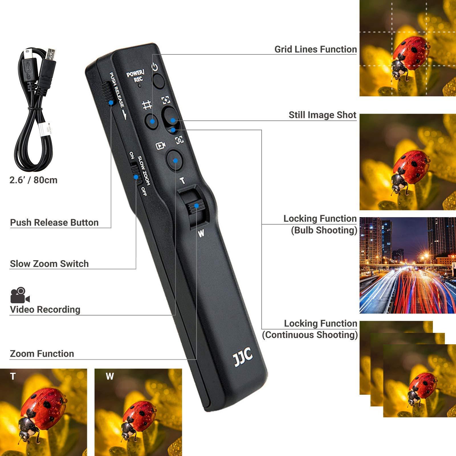 Kiorafoto Kiorafoto Camera Tripod with Remote Control and Rain Cover: Replaces Sony VCT-VPR1, Black Aluminum, Compatible with Sony Cameras/Camcorders