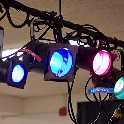 Cord-Lox Cord-Lox Closed-Loop Series Cable Ties - Reusable Cable Straps for A/V, Musicians, Stage and Industrial Uses, Cable Organizer for Electric Cables, Fabricated in USA (Black, 12 x 1.5 inch, 10 pack)