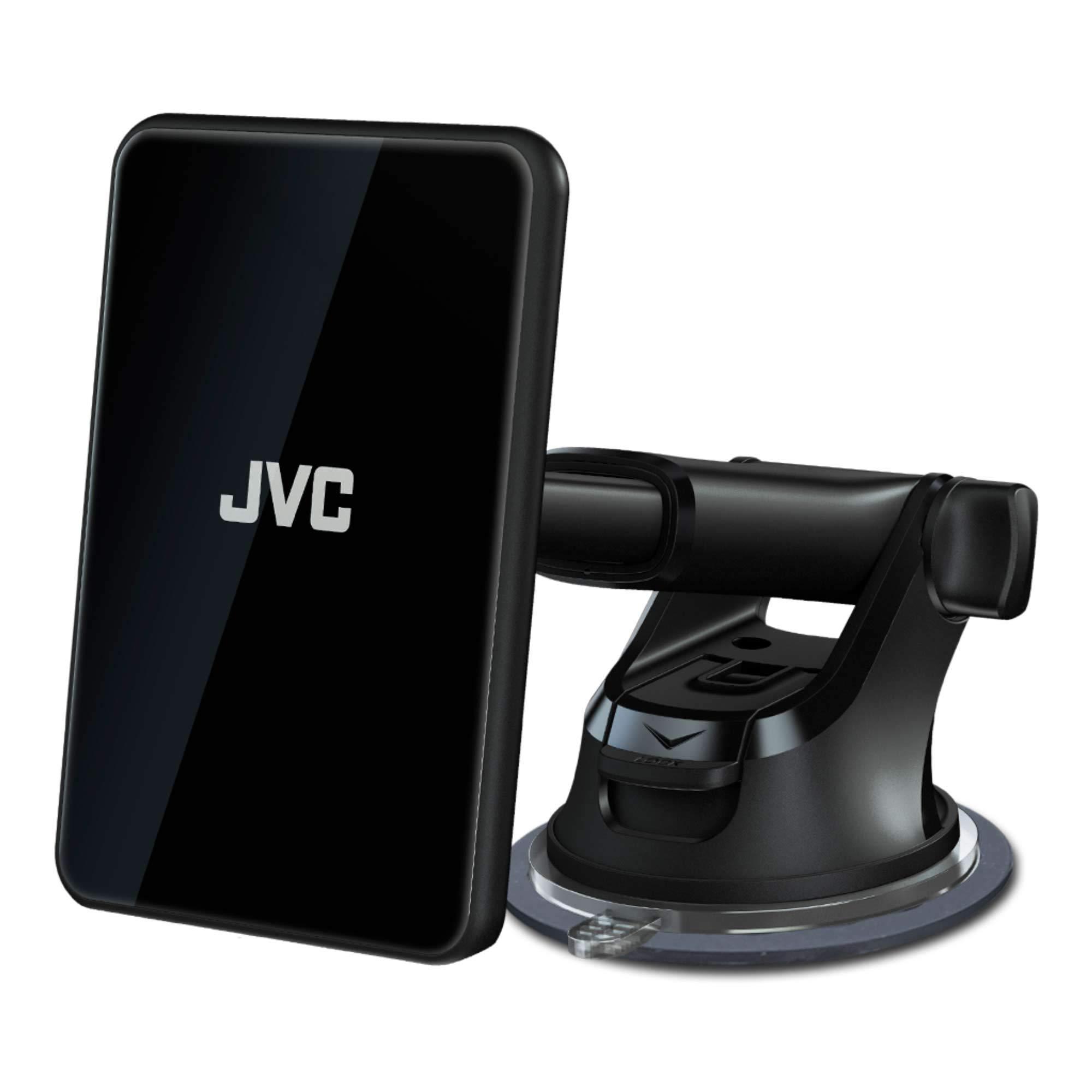 JVC JVC KW-V960BW CDDVD AV Receiver with Bluetooth, Wireless Android Auto & Wireless Apple CarPlay, Includes KS-GC10Q Qi Wireless Charging Magnetic Mount Cradle