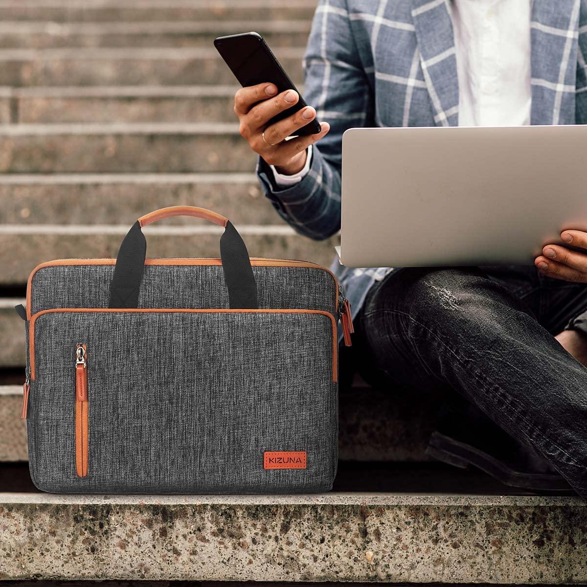 KIZUNA KIZUNA Laptop Bag Case 14 Inch Shoulder Sleeve Briefcase For 15" Macbook air M2 2023/14" Lenovo Flex 14/15.4" MacBook Pro/IdeaPad Flex 5/14" HP EliteBook 840 G5/HP Pro 14 G3/Dell Latitude/Surface