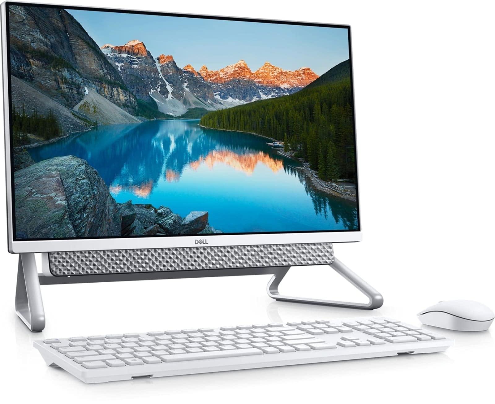 Dell Dell Inspiron 5400 AIO | 23.8" 1920x1080 FHD | Core i7-1165G7-2TB SSD Hard Drive - 8GB RAM | 4 cores @ 4.7 GHz Win 10 Pro Silver