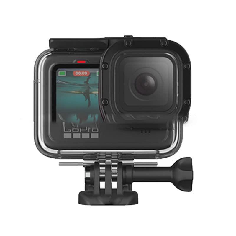 Aokicase For Gopro Hero9 Sports Camera Case Protective Housing Gopro Hero9 Accessory Camera Accessories Waterproof Case Drop Proof Shooting Case for Diving Protective Cases Black (Gopro Hero9, Black) GP503