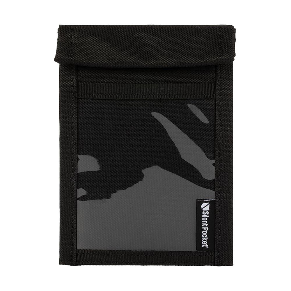 Silent Pocket Silent Pocket SLNT Quick Access Key Fob Faraday Bag w Weatherproof Signal Blocking Nylon, Device Shielding for Key Fobs, Smart Watches, AirPods - Travel, Privacy & Anti-Hacking (Black, Small)