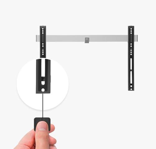 One For All One For All Ultra Slim TV Wall Bracket Mount  Screen Size 32-60\" - for All Types of TVs  Max Weight 80kgs  VESA 100x100 to 400x400  Black White WM6411