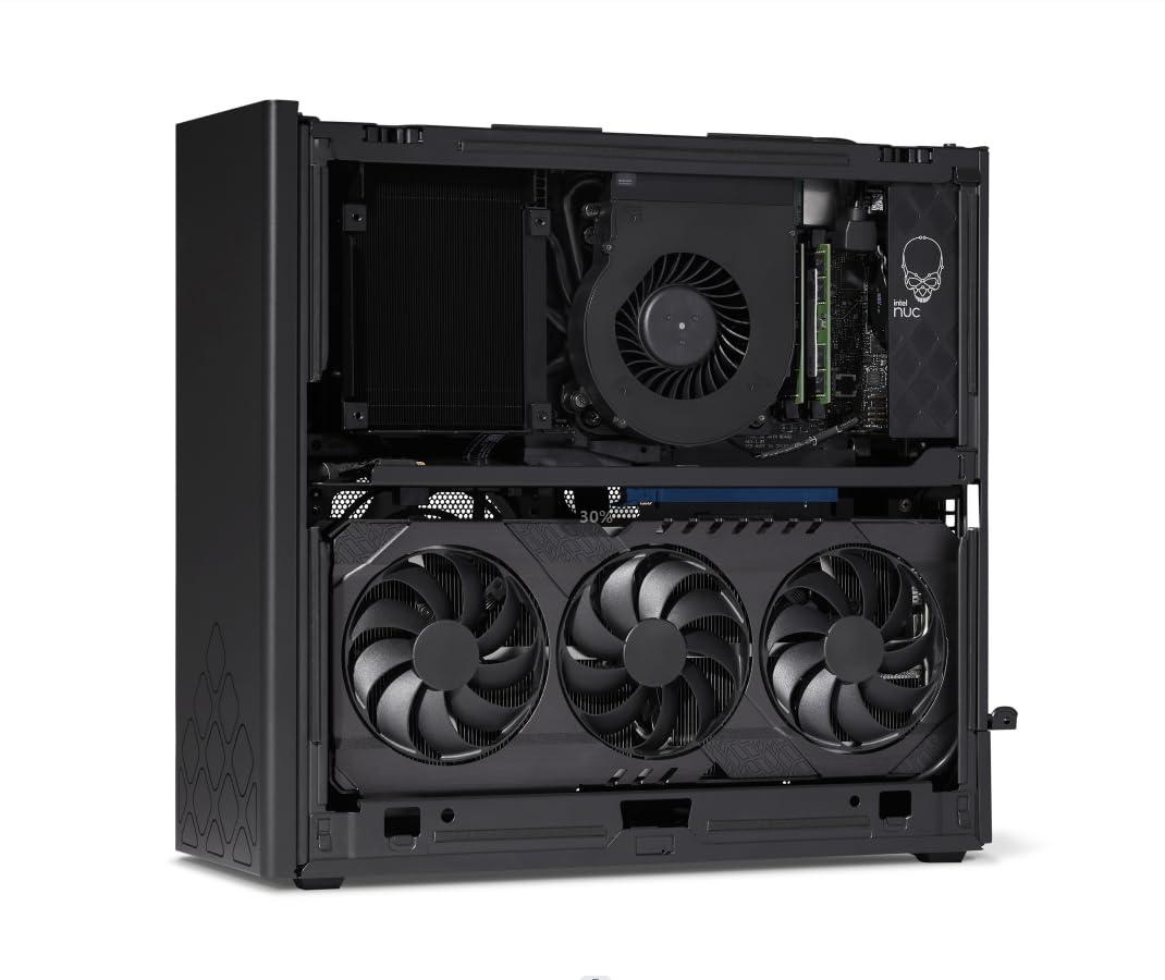 WEELIAO Intel NUC 13 Extreme Compute Kit NUC13RNGi5 Gaming Mini PC Gamer Desktop Computer, 13th Gen Core i5-13600K,up to 5.1 GHz,14 cores, WiFi 6, Bluetooth 5.2, BROAG HDMI Cable (Barebone NO RAM,SSD,OS)