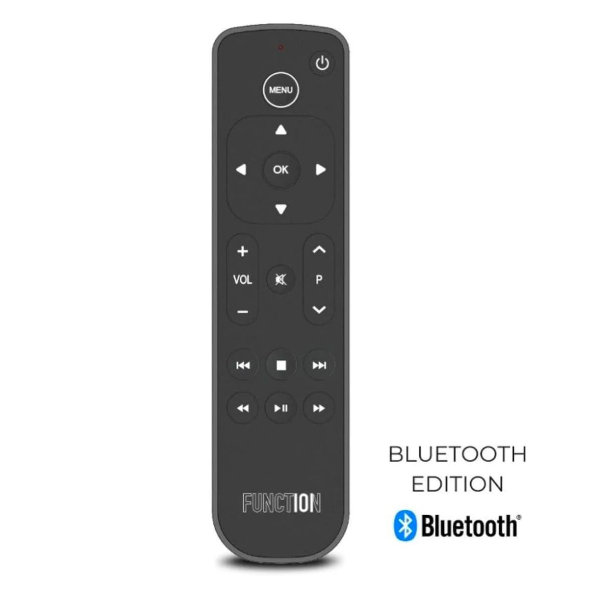 Function101 Function101 F101-ATVRM-BT Bluetooth Replacement Button Remote for Apple TV | BLE and Infrared Connectivity | 2 AAA Batteries Included