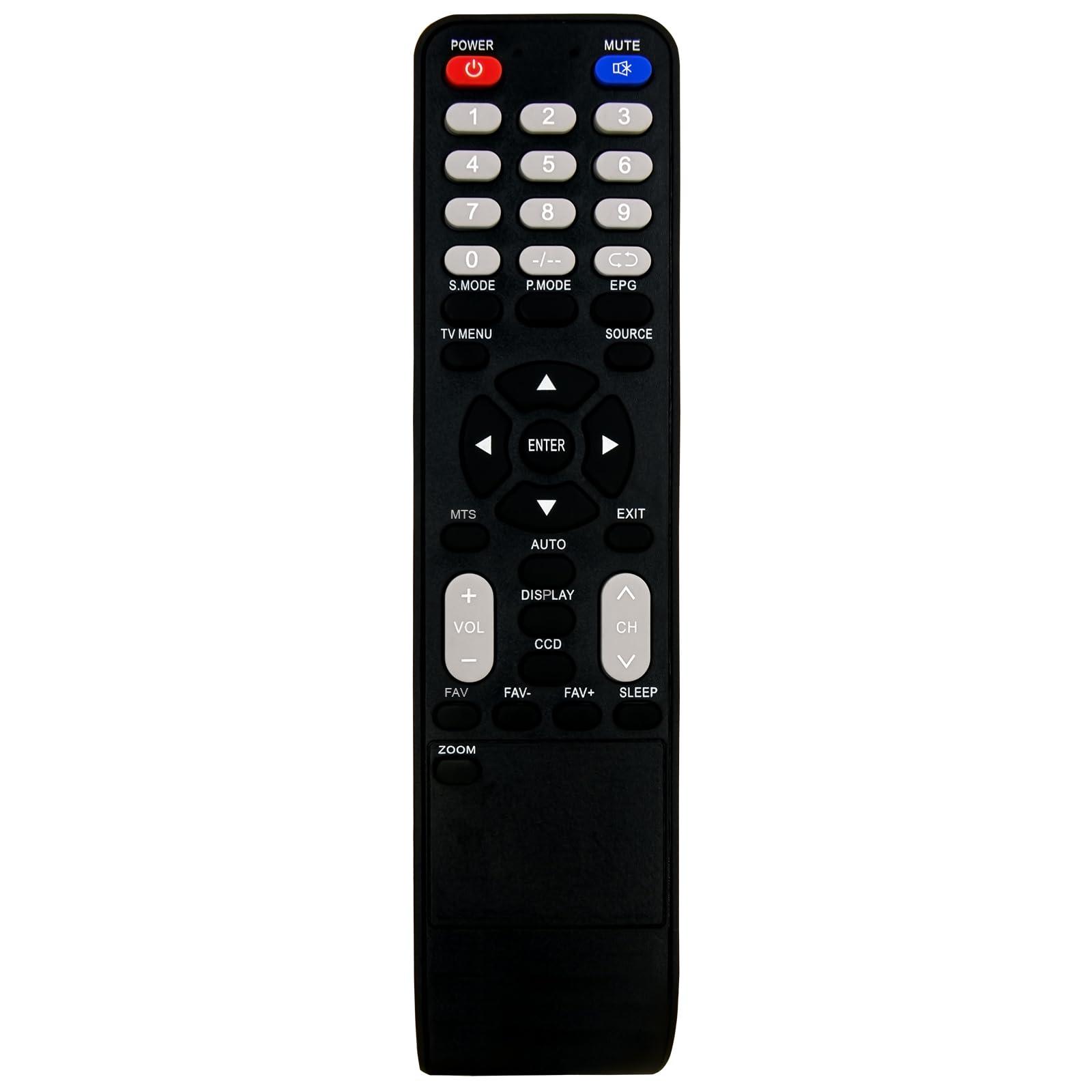 XINJISHIMIN Replacement Remote Control for Pyle PTVDLED22 PTVLED23 PTVDLED24 PTVLED32 PTVDLED33 PTVLED50 LCD LED HDTV TV Player