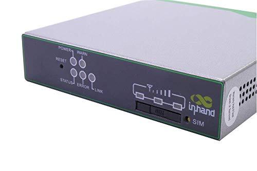 InHand Networks InHand InRouter611-S-FB13-WLAN Industrial 4G LTE CAT 1 Cellular Router for AT&T Networks, VPN, Ethernet Port, Serial & WiFi
