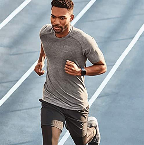 Yuuol Replacement Bands Compatible with Fitbit Versa/Versa 2 / Versa Lite, Silicone Adjustable Classic Accessory Wristband Fitness Straps for Women Men Small and Large