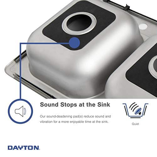 Elkay Dayton Stainless Steel 25" x 22" x 8-1/16", 5-Hole Single Bowl Drop-in Sink