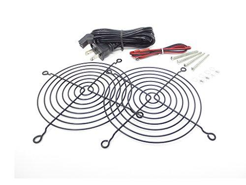 Bgears Bgears b-Blaster-AC 120x38mm AC 100-125V High Speed Extreme Airflow Cast Aluminum 2 Ball Bearing Fan