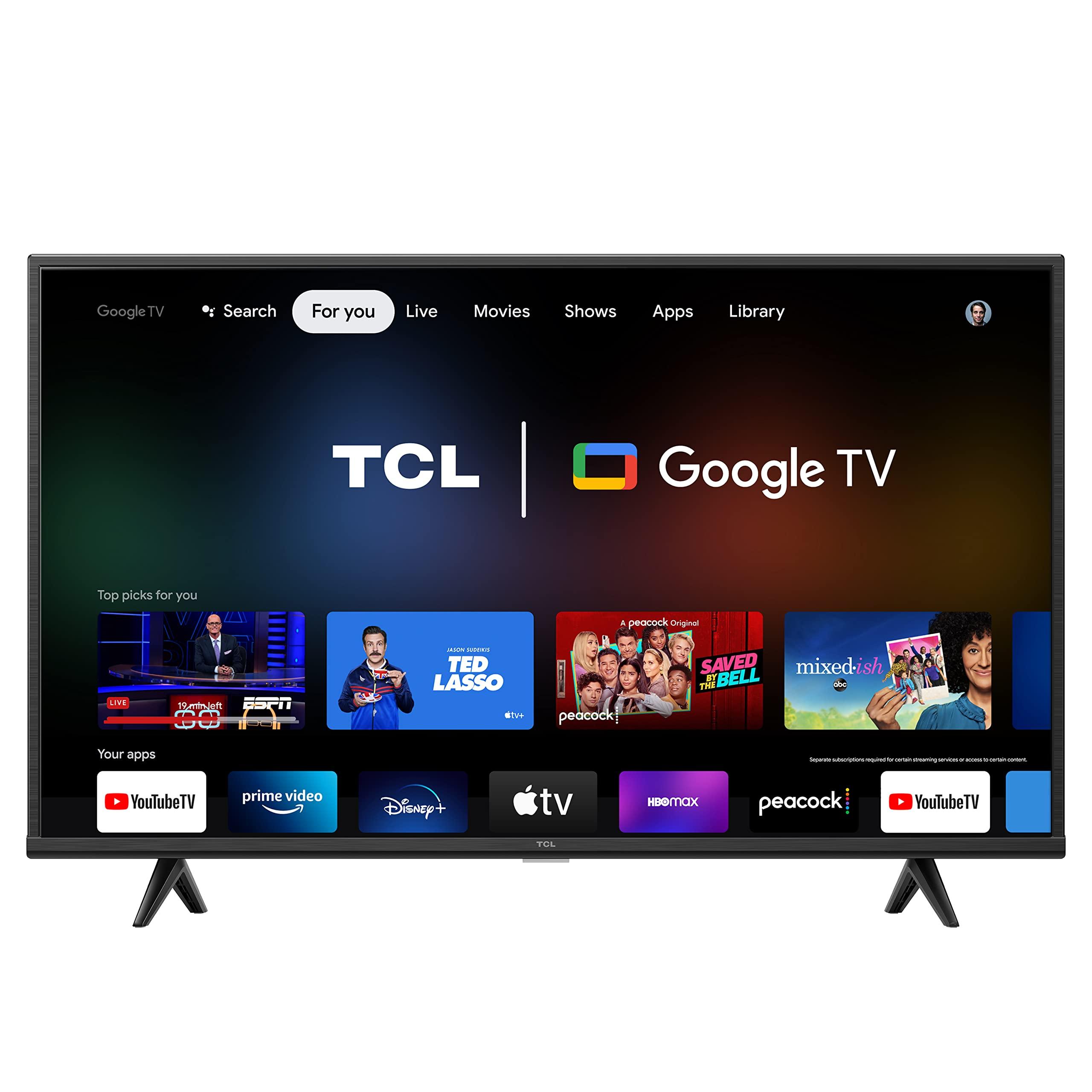 TCL TCL 43\" Class 4-Series 4K UHD HDR Smart Google TV 43S446, 2022 Model