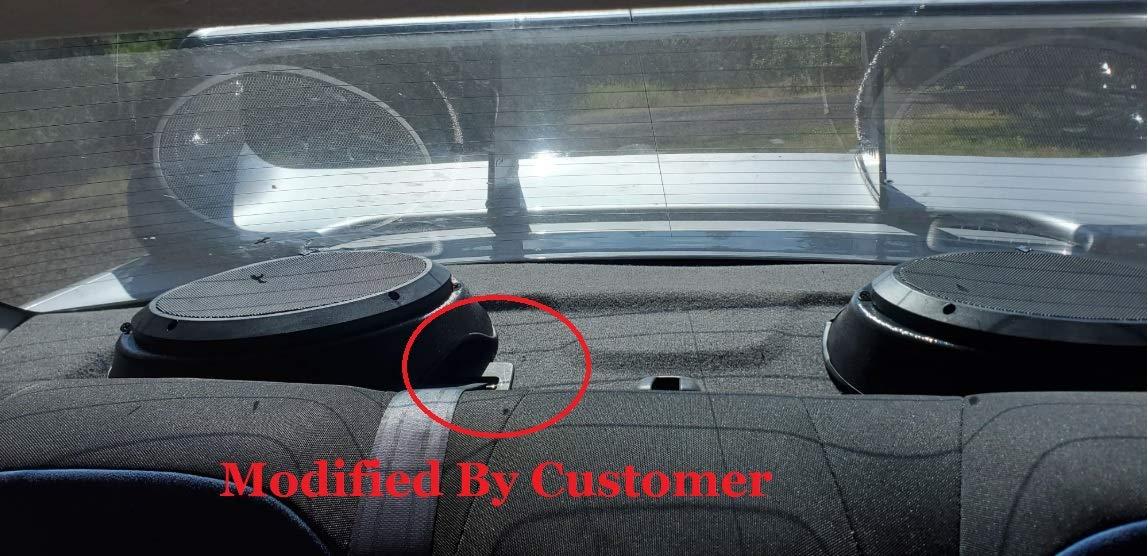 Custom Install Parts Custom Install Parts W69 Universal Angled Speaker Enclosures Boxes Pods Surface Mount for Install of 6 x 9 Speakers