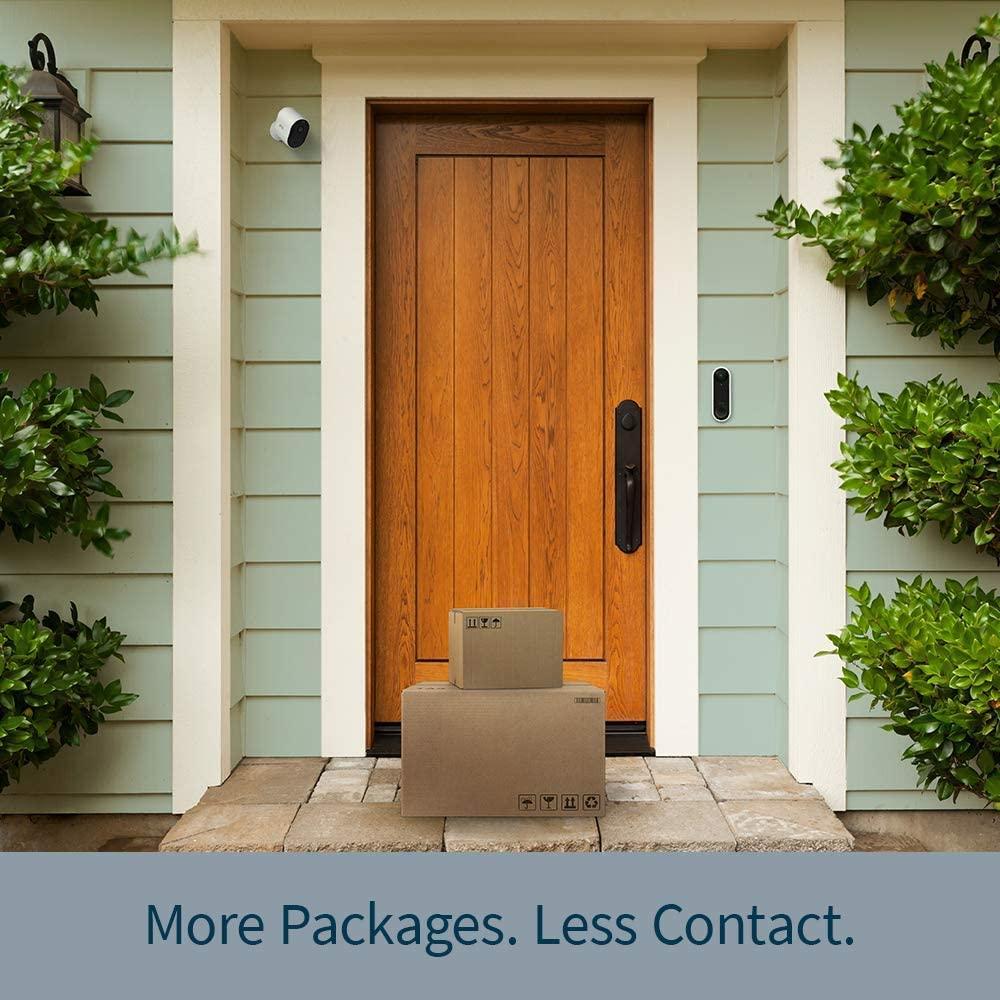 Arlo Arlo Pro 3 Spotlight Camera - Add on - Wireless Security, 2K Video & HDR, Color Night Vision, 2 Way Audio, Requires a SmartHub or Base Station Sold Separately, White - VMC4040P-100NAR (Renewed)