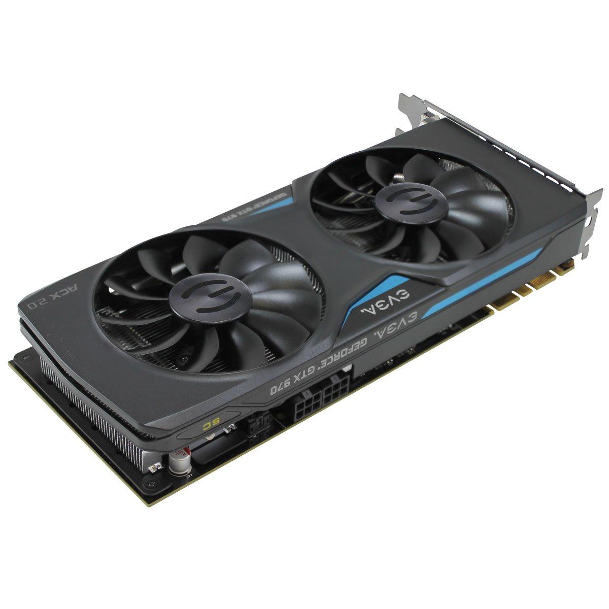 EVGA EVGA GeForce GTX 970 4GB SC GAMING ACX 2.0, 26% Cooler and 36% Quieter Cooling Graphics Card 04G-P4-2974-KR