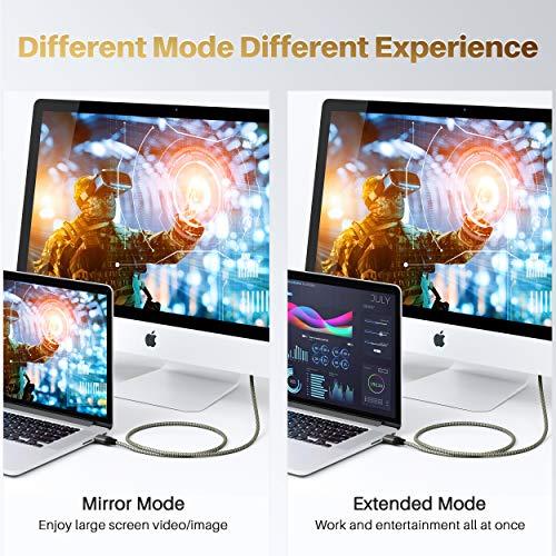 GearIT GearIT DisplayPort to DisplayPort Cable 1.4 (8K@60Hz, 4K@144Hz, 2K@165Hz), 16.5 Feet, 5 Pack