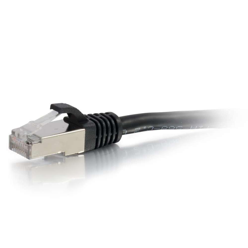 C2G C2G 00718 Cat6a Cable - Snagless Shielded Ethernet Network Patch Cable, Black (15 Feet, 4.57 Meters)