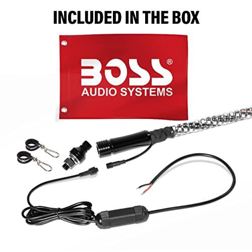 BOSS Audio Systems BOSS Audio Systems XP6 ATV Chasing LED Whip - 72-inch, 360-degree RGB Illumination, Control App, IP67 Weatherproof Rated, Easy Installation