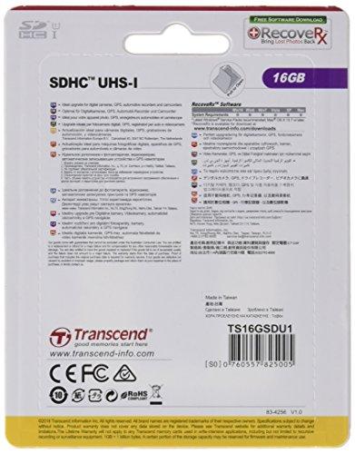 Transcend TRANSCEND Information - 16GB SDHC CLASS10 UHS-I,300X