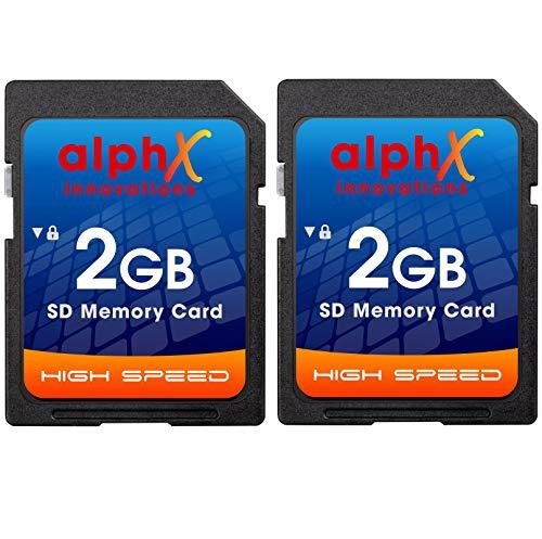 Alphx Innovations Nikon D50 D40 D40X D3300 Digital Camera Memory Card 2X 2GB Secure Digital (SD) Memory Card (1 Twin Pack)