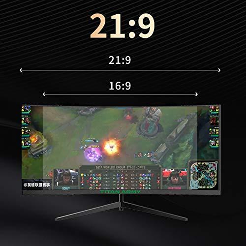 TITAN ARMY TITAN ARMY C30SK-PRO 30 inch Curved Gaming 200HZ Monitor 21:9 PIP/PBP Display 2560x1080 Ultra Wide RTS/FPS Game Scene Mode 1800R VA Panel led A+ Screen AMD Freesync