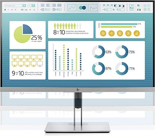 HP HP EliteDisplay E273 27-Inch Screen LED-Lit Monitor Black/Silver (1FH50A8#ABA) (Renewed)